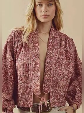 Free People Rosalina Quilted Jacket Size XS